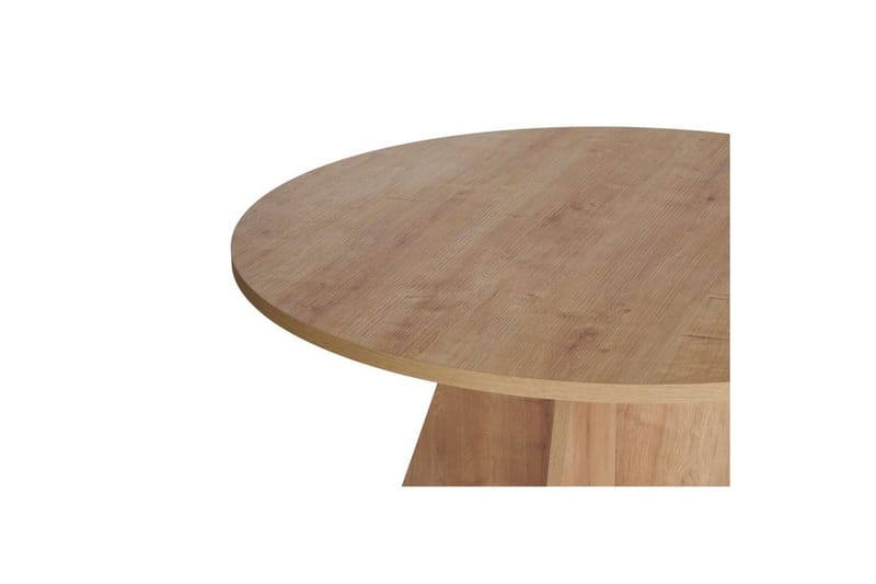 Zalen Runt Matbord 120 cm med Trä- och Ekutseende - Brun - Möbler - Bord & matgrupp - Matbord & köksbord