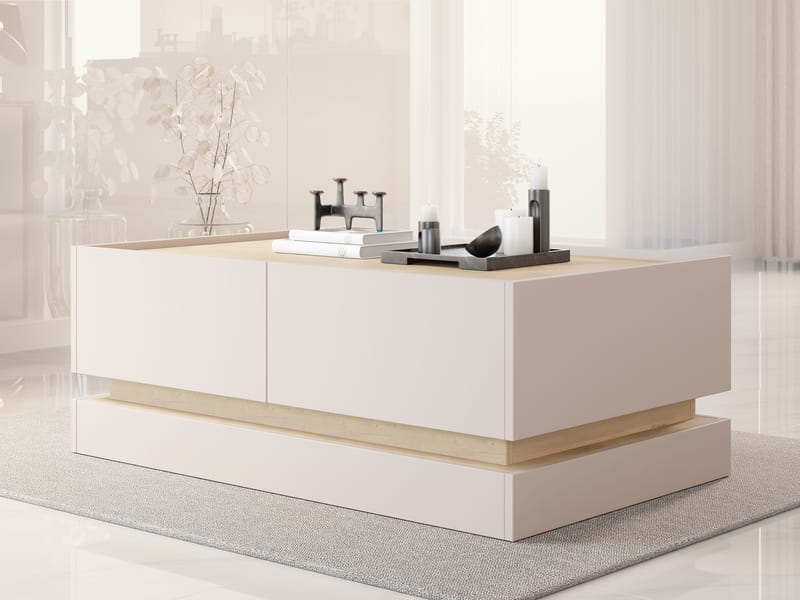 Zelric Soffbord 97 cm - Beige - Möbler - Bord & matgrupp - Soffbord