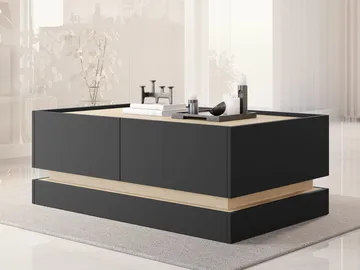 Zelric Soffbord 97 cm - Svart - Möbler - Bord & matgrupp - Soffbord