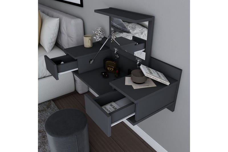 Zenn Sminkbord 100 cm - Antracit - Möbler - Bord & matgrupp - Sminkbord & toalettbord