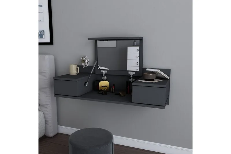 Zenn Sminkbord 100 cm - Antracit - Möbler - Bord & matgrupp - Sminkbord & toalettbord