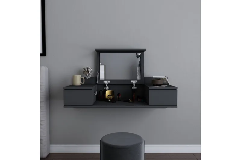 Zenn Sminkbord 100 cm - Antracit - Möbler - Bord & matgrupp - Sminkbord & toalettbord