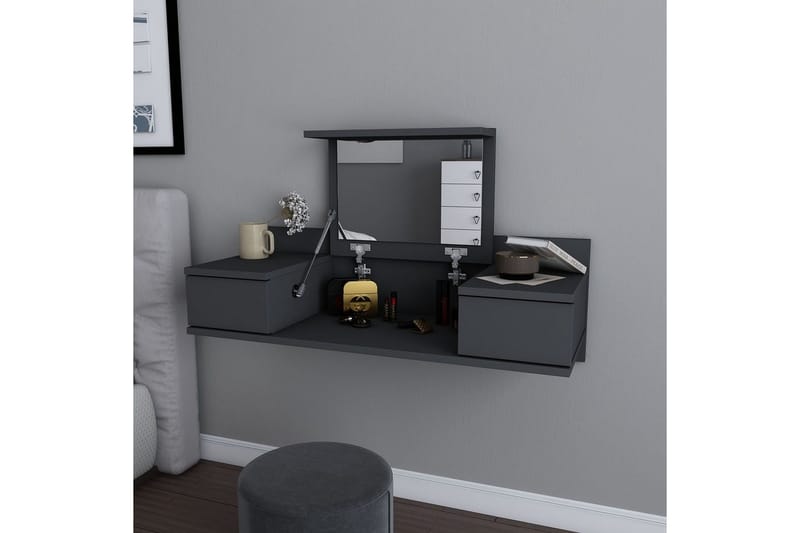 Zenn Sminkbord 100 cm - Antracit - Möbler - Bord & matgrupp - Sminkbord & toalettbord