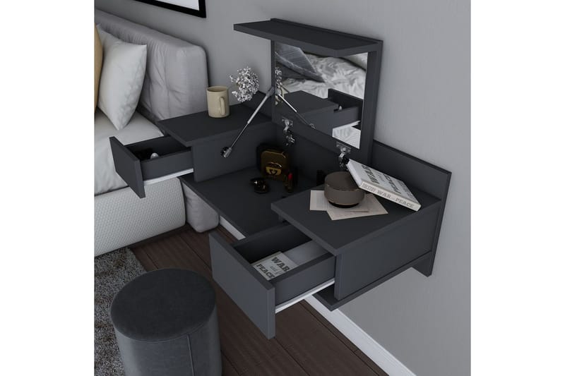 Zenn Sminkbord 100 cm - Antracit - Möbler - Bord & matgrupp - Sminkbord & toalettbord