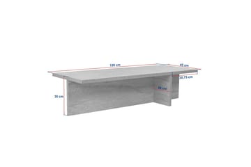 Zephral Soffbord 120 cm - Brun - Möbler - Bord & matgrupp - Soffbord