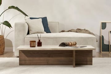 Zephral Soffbord 120x30x45 cm - Travertin, Milano Walnut - Möbler - Bord & matgrupp - Soffbord