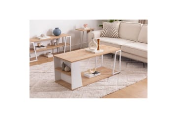 Zeric Soffbord 120 cm - Blå/Vit - Möbler - Bord & matgrupp - Soffbord