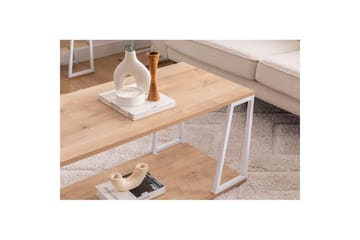 Zeric Soffbord 120 cm - Blå/Vit - Möbler - Bord & matgrupp - Soffbord