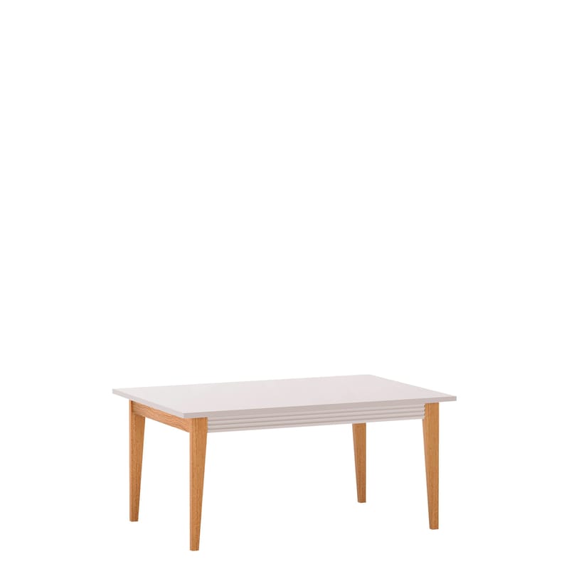Zeylor Rektangulärt Soffbord med Profilerad List i Ek, Beige
