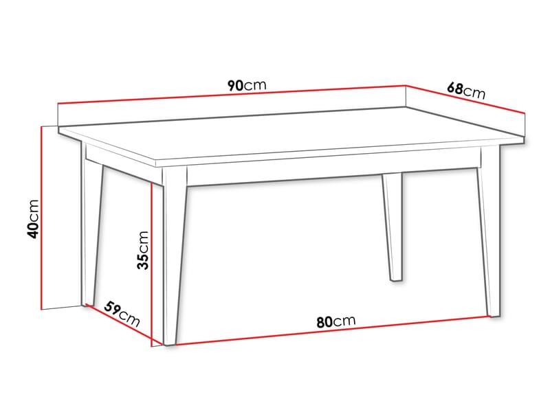 Zeylor Soffbord 90 cm - Möbler - Bord & matgrupp - Soffbord