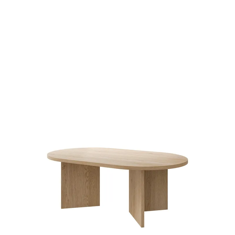 Zyleron Soffbord 110 cm, Ljusbrun