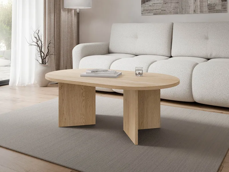 Zyleron Soffbord 110 cm - Ljusbrun - Möbler - Bord & matgrupp - Soffbord