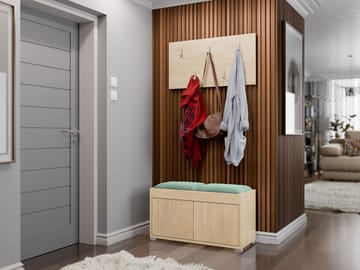 Agawal Hallmöbelset - Brun - Möbler - Hallmöbler - Möbelset för hall & entre