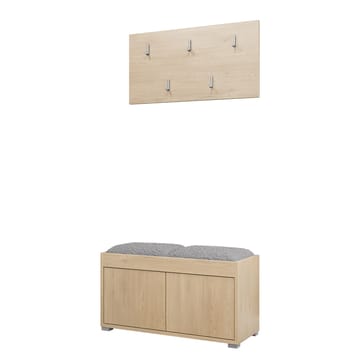 Agawal Hallmöbelset - Brun - Möbler - Hallmöbler - Möbelset för hall & entre