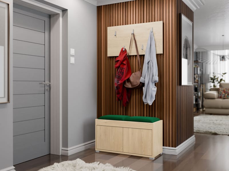 Agawal Hallmöbelset - Brun - Möbler - Hallmöbler - Möbelset för hall & entre