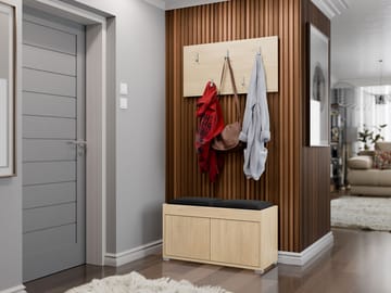 Agawal Hallmöbelset - Brun - Möbler - Hallmöbler - Möbelset för hall & entre