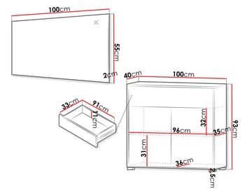 Agawal Hallmöbelset - Brun - Möbler - Hallmöbler - Möbelset för hall & entre