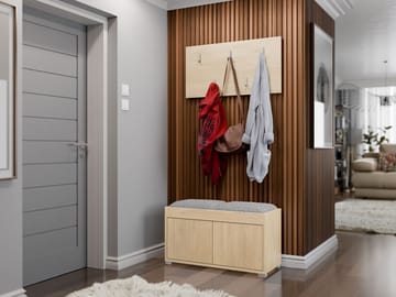 Agawal Hallmöbelset - Brun - Möbler - Hallmöbler - Möbelset för hall & entre