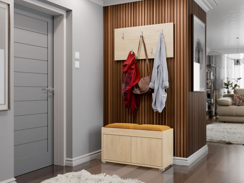 Agawal Hallmöbelset - Brun - Möbler - Hallmöbler - Möbelset för hall & entre