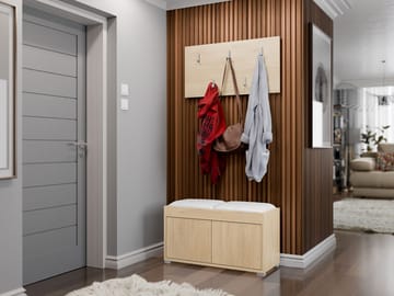 Agawal Hallmöbelset - Brun - Möbler - Hallmöbler - Möbelset för hall & entre