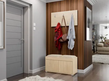 Agawal Hallmöbelset - Brun - Möbler - Hallmöbler - Möbelset för hall & entre