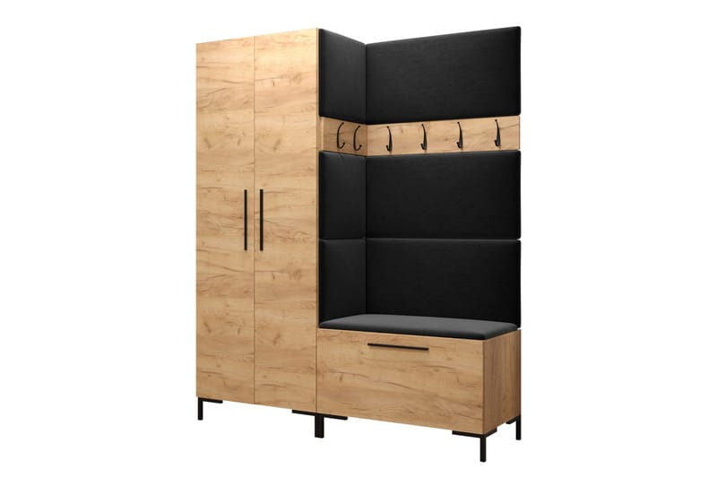 Ahsamin Hallmöbelset, Brun/Beige