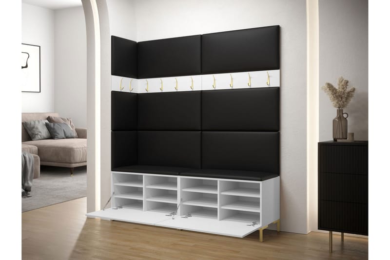 Ahsamin Hallmöbelset - Vit - Möbler - Hallmöbler - Möbelset för hall & entre