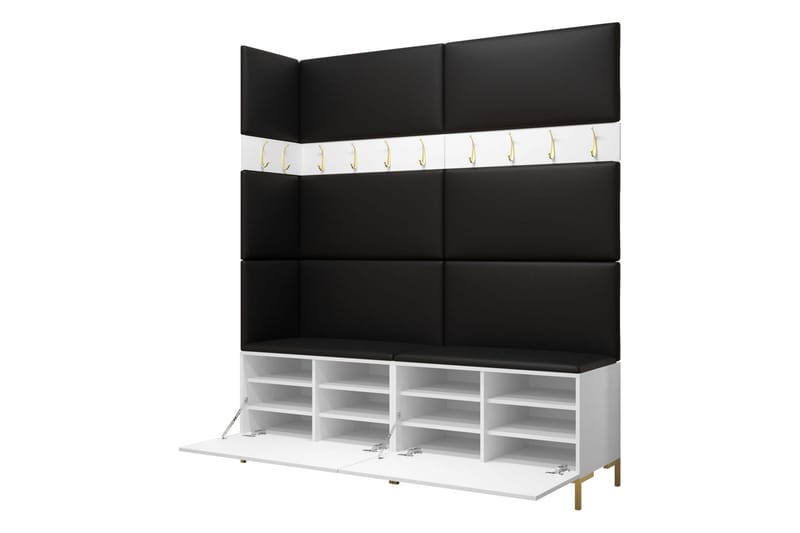 Ahsamin Hallmöbelset - Vit - Möbler - Hallmöbler - Möbelset för hall & entre