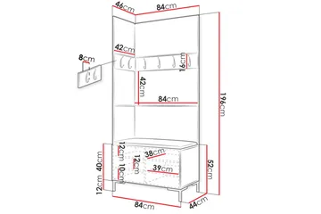 Ahsamin Hallmöbelset - Möbler - Hallmöbler - Möbelset för hall & entre