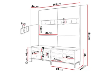 Ahsamin Hallmöbelset - Möbler - Hallmöbler - Möbelset för hall & entre