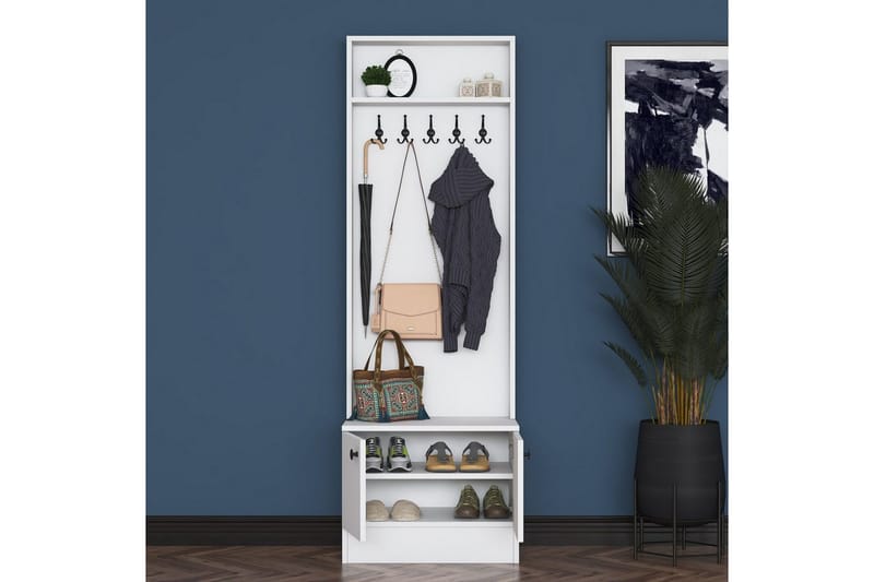 Alvric Hallmöbelset - Vit - Möbler - Hallmöbler - Möbelset för hall & entre