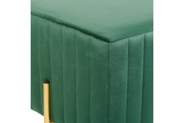 Bänk Dayton Grön/guld - Grön/guld - Möbler - Hallmöbler - Hallbänk