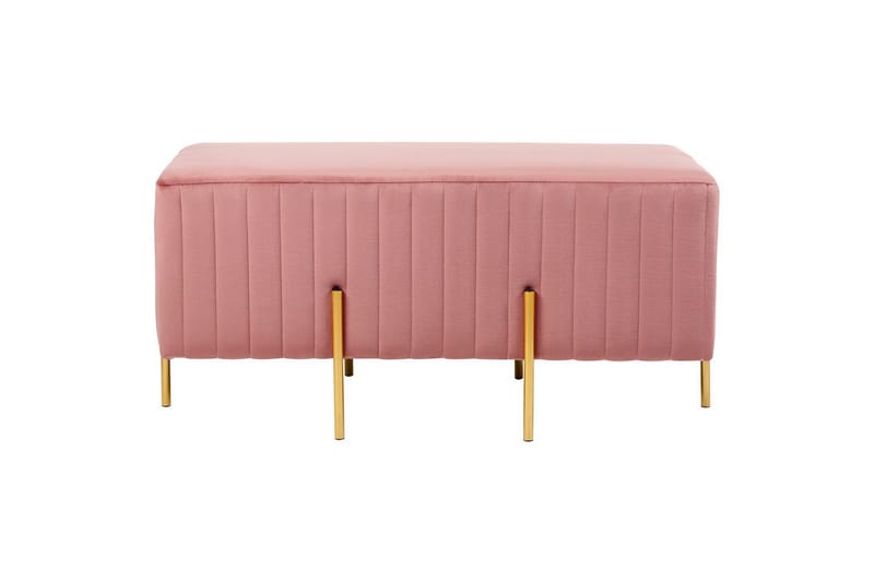 Bänk Dayton Rosa/guld - Rosa/guld - Möbler - Hallmöbler - Hallbänk