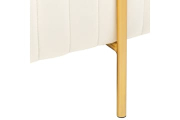 Bänk Dayton Vitt/guld - Vitt/guld - Möbler - Hallmöbler - Hallbänk