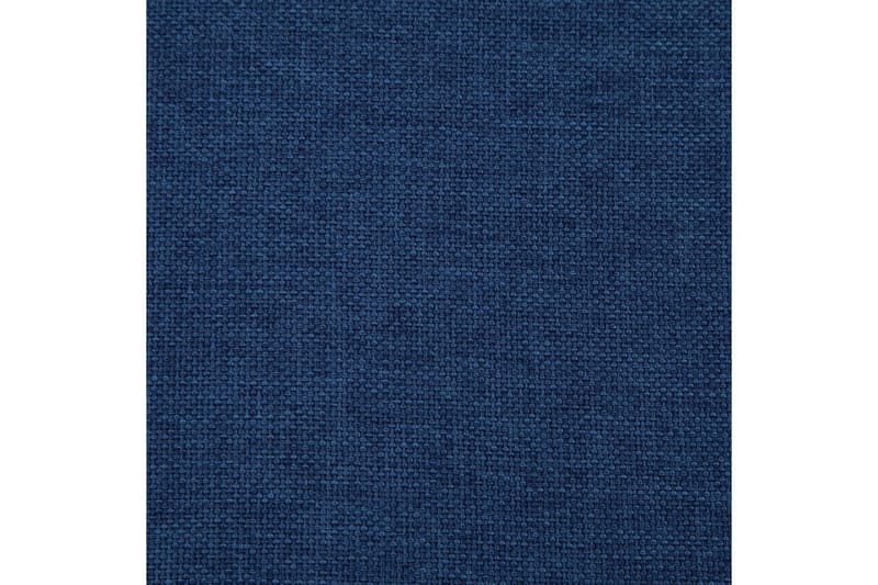 Bänk med förvaringsutrymme 116 cm blå polyester - Blå - Sittbänk - Hallbänk