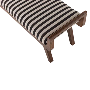 Bänk Valo 157 cm - Svart/Vit - Möbler - Hallmöbler - Hallbänk