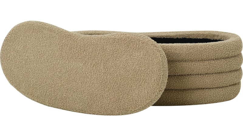 Bänk Valvik med Organisk Form - Beige - Möbler - Hallmöbler - Hallbänk