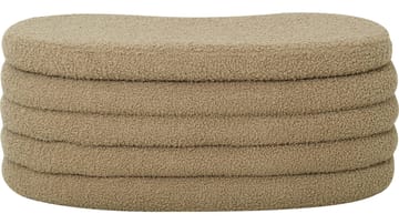 Bänk Valvik med Organisk Form - Beige - Möbler - Hallmöbler - Hallbänk