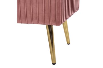 Bänk Paterson Rosa/guld - Rosa/guld - Möbler - Hallmöbler - Hallbänk