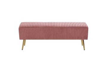 Bänk Paterson Rosa/guld - Rosa/guld - Möbler - Hallmöbler - Hallbänk