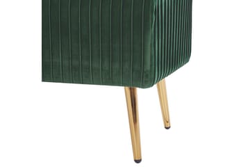 Bänk Paterson Grön/guld - Grön/guld - Möbler - Hallmöbler - Hallbänk