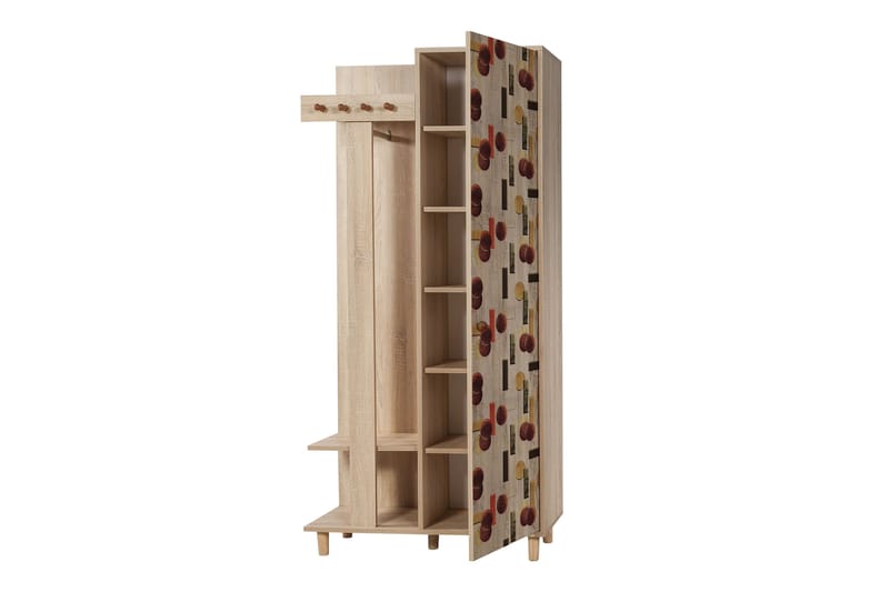 Brokind Klädförvaring 90 cm - Brun - Möbler - Hallmöbler - Möbelset för hall & entre