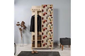 Brokind Klädförvaring 90 cm - Brun - Möbler - Hallmöbler - Möbelset för hall & entre