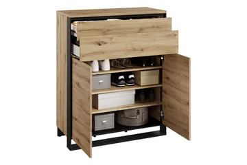 Dorana Hallmöbelset - Brun/Svart - Möbler - Hallmöbler - Möbelset för hall & entre