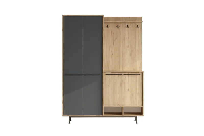 Ethelred Hallmöbelset, Ek/Antracit