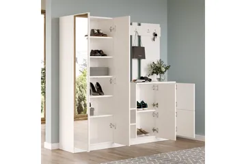 Evrim Hallmöbelset - Vit - Möbler - Hallmöbler - Möbelset för hall & entre