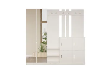 Evrim Hallmöbelset - Vit - Möbler - Hallmöbler - Möbelset för hall & entre