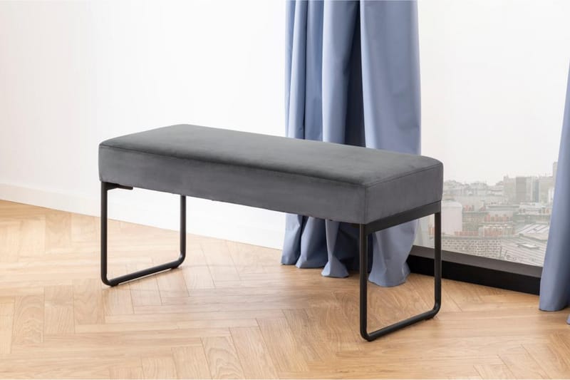 Fairborn Sittbänk 38 cm - Grå - Möbler - Hallmöbler - Hallbänk
