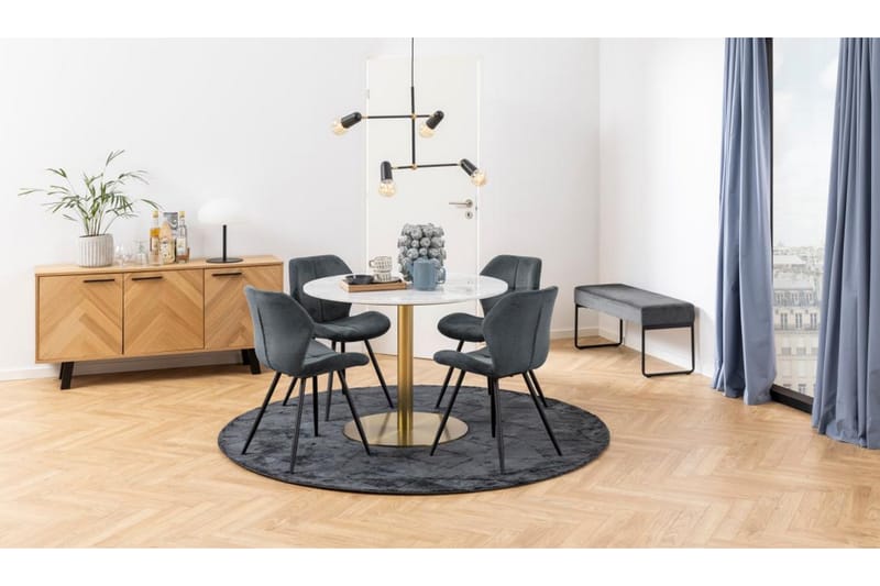 Fairborn Sittbänk 38 cm - Grå - Möbler - Hallmöbler - Hallbänk