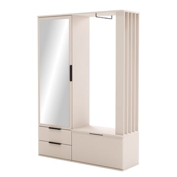 Faro Hallmöbel 140 cm - beige - Möbler - Hallmöbler - Möbelset för hall & entre
